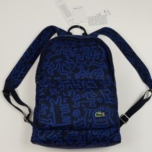 lacoste keith haring backpack